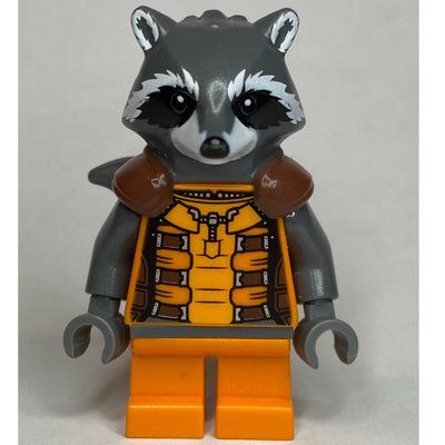 Figurine Rocket Raccoon in Orange Outfit du set 76020