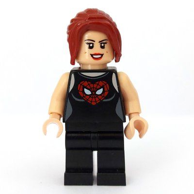 Figurine Mary Jane with Heart Spider-man Logo on Shirt du set 76016