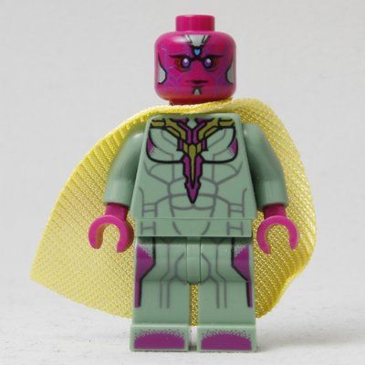 Figurine Vision with Infinity Stone on Forehead du set 76032