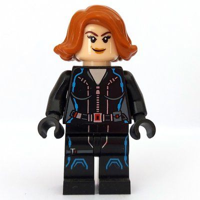 Figurine Black Widow, Black Jumpsuit, Dark Azure Highlights du set 76050