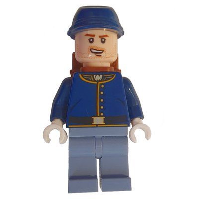 Figurine Cavalry Soldier - Crooked Open Smile, Backpack du set 79106