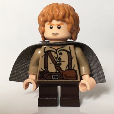 Figurine Samwise Gamgee - Dark Bluish Gray Cape du set 9470