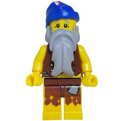 Minifigurka Pirate - Anchor Tattoo, Castaway, Blue Bandana z zestawu 6241
