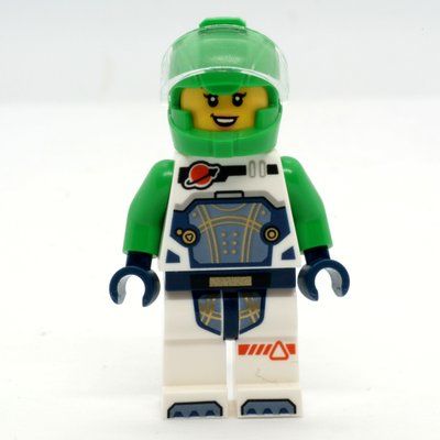 Minifigur Astronaut, White Spacesuit, Bright Green Helmet aus Set 60429