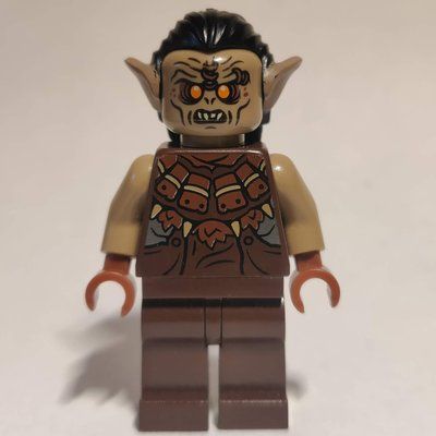 Minifigure Mordor Orc - Dark Tan del set 9476
