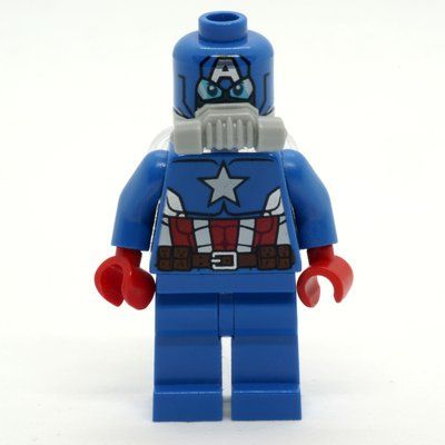 Minifigure Captain America in Space Suit with Printed Mask del set 76049