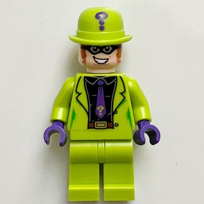 Minifigure The Riddler in Lime Suit with Black Shirt del set 76120