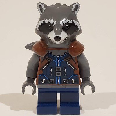 Figurine Rocket Raccoon in Dark Blue Outfit du set 76079