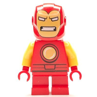 Minifigur Iron Man with Short Legs aus Set 76072