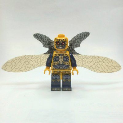Figurine Parademon with Bright Light Orange Armor and Open Wings (DCEU) du set 76087