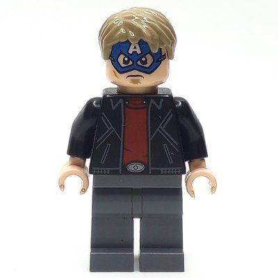 Figurine Robber with Captain America Mask du set 76082