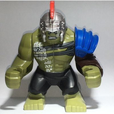 Minifigurka Hulk (Big Fig), Helmet, Armor, Black Pants z zestawu 76088