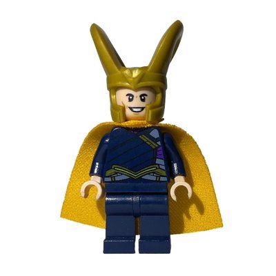 Minifigurka Loki, Dark Blue Outfit z zestawu 76088
