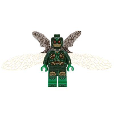Figurine Parademon in Dark Green Outfit with Open Wings du set 76086