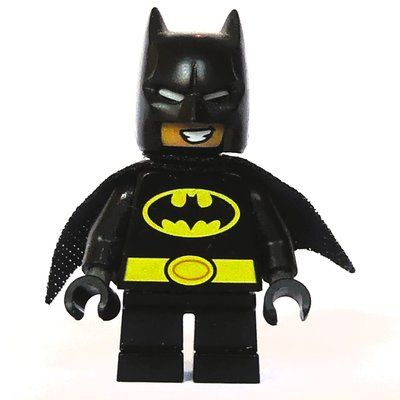 Minifigur Batman, Black Suit, Black Cape and Cowl, Short Legs aus Set 76092
