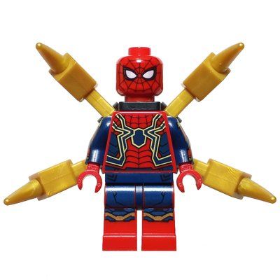 Minifigure Iron Spider-Man, Printed Legs from set 76108