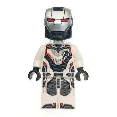 Minifigurka War Machine, White Advanced Tech (Quantum) Suit z zestawu 76124