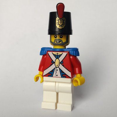 Figurine Soldier (Imperial Soldier II) - Printed Shako, Gray Beard du set 10210