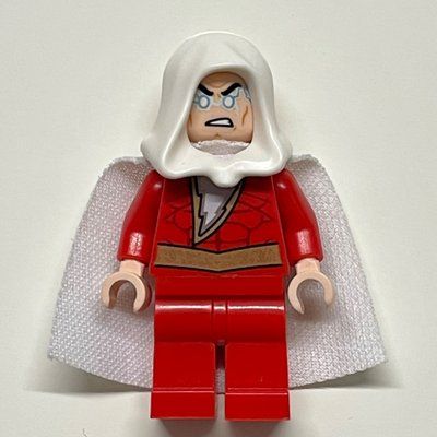 Minifigure Shazam with White Hood and Cape del set 76120