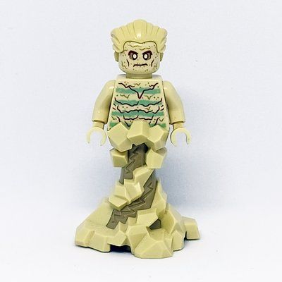 Minifigure Sandman, Swirling Dirt Lower Body with Tan Sweater del set 76114