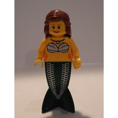 Minifiguur Mermaid - Reddish Brown Hair uit set 6299