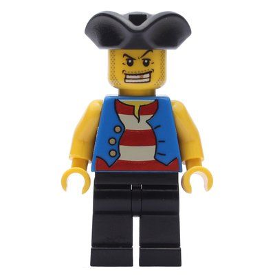 Figurine Pirate - Blue Vest, Black Legs, Black Tricorne du set 852751