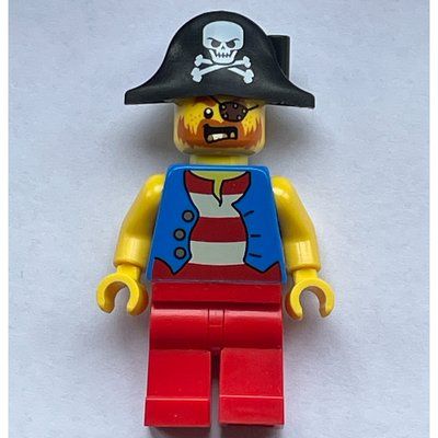 Figurine Pirate - Blue Vest, Red Legs, Black Bicorne du set 45023