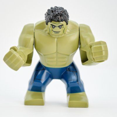 Figurine Hulk (Big Fig), Black Hair, Dark Blue Pants du set 76131
