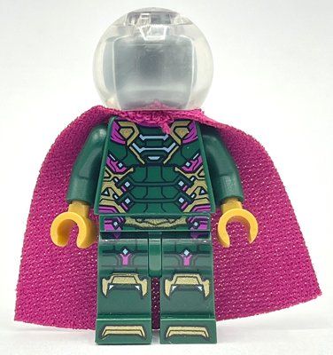Minifigure Mysterio, Dark Green Outfit del set 76129
