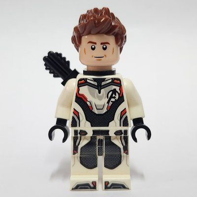 Minifigura Hawkeye, White Advanced Tech (Quantum) Suit and Quiver del set 76126