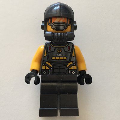 Minifigura AIM Agent with Neck Bracket del set 76143