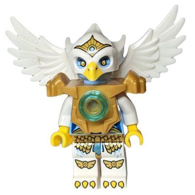 Minifigure Eris with Pearl Gold Shoulder Armor from set 70009