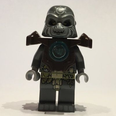 Minifigure Grumlo with Dark Brown Shoulder Armor del set 850910