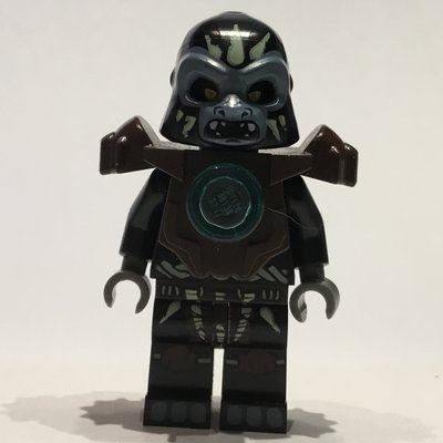 Minifiguur Gorzan with Dark Brown Shoulder Armor uit set 70008