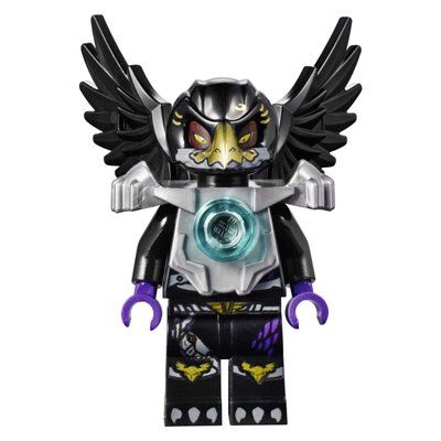 Minifiguur Razcal in Flat Silver Shoulder Armor uit set 70007
