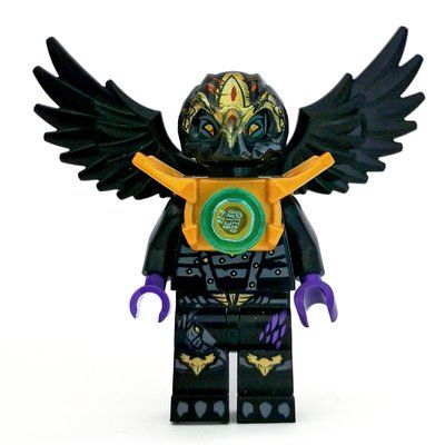 Minifiguur Rawzom with Pearl Gold Shoulder Armor uit set 70006
