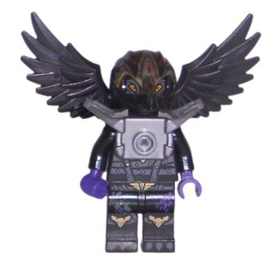 Figurine Rawzom with Flat Silver Shoulder Armor du set 70114
