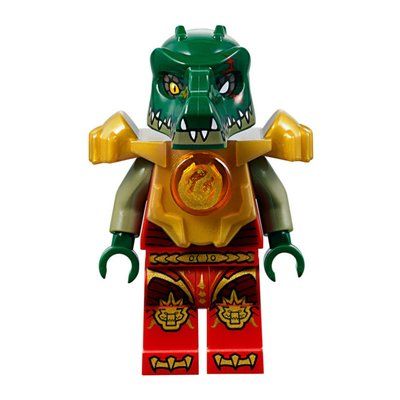 Minifigure Cragger with Shoulder Armor and Fire Chi del set 70135