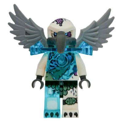 Minifigure Voom Voom with Trans-Light Blue Shoulder Armor from set 70146