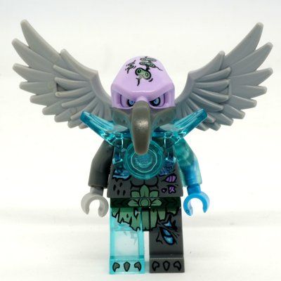 Figurine Vornon with Trans-Light Blue Shoulder Armor (with 15712 Tile with Clip) du set 70225