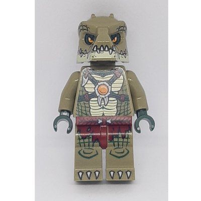 Minifigure Crocodile Warrior with Tan Jaw del set 70231