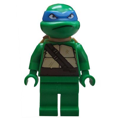 Minifigura Leonardo with Plain Green Legs del set 10669