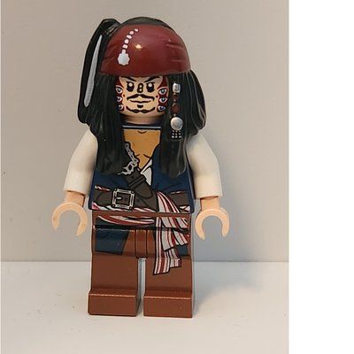 Figurine Captain Jack Sparrow with Cannibal Make-up du set 4182