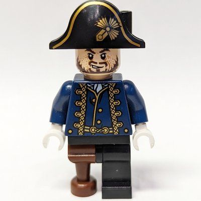 Minifigura Hector Barbossa with Pegleg del set 4192