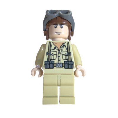 Minifigure German Pilot with Helmet and Goggles from set 7198