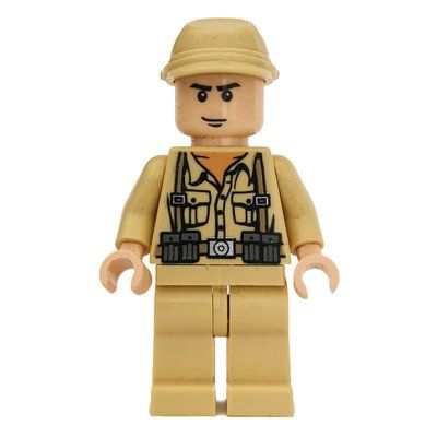 Minifigure German Soldier with Smirk del set 7622