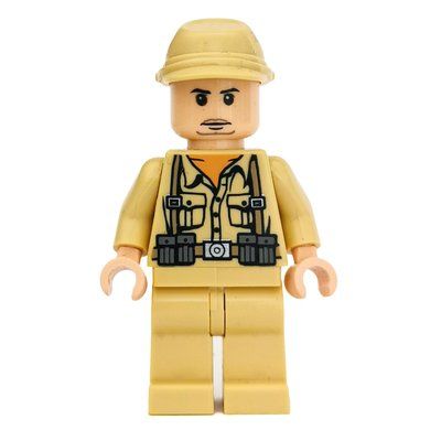 Minifigure German Soldier with Thin Mouth del set 7622