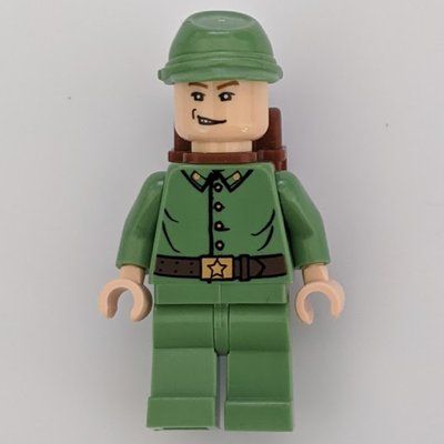 Figurine Russian Guard with Backpack du set 7625