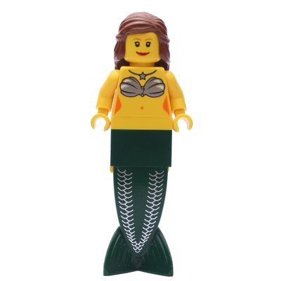Minifigure Mermaid - Long with Bracket del set 6243