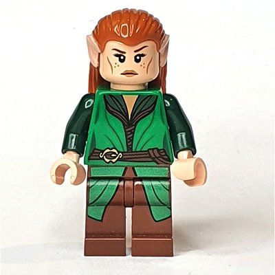 Minifiguur Tauriel - Green/Reddish Brown uit set 79016